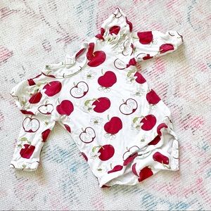 SOLD ❌ Kate Quinn Apples Flutter Sleeve Bodysuit